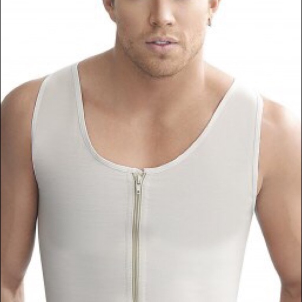 Men's Chaleco Body Shaper Vest With Zipper size 34 - Picture 2 of 5